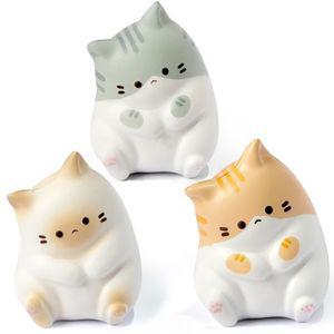 냥냥이 스퀴시 X6개고양이인형 귀여운말랑이 인형 쫀득이 주물주물 트레스 소품 데코 인테리어 랑이 랑한