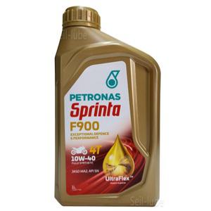 페트로나스 스프린타 F900 4T 10W40 1L 1개 100% 합성유 (점도 지수 190) API SN, JASO MA2 고성능 4행정 바이크 오토바이 엔진오일
