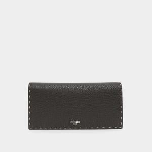 25SS FENDI 로마로고 스티치 레더 남성 장지갑 7M0355 AP3C F1RI3
