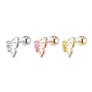 [도로시] 14k 엘르 아이레 나비 피어싱(랩 다이아몬드)(3type)(1개)