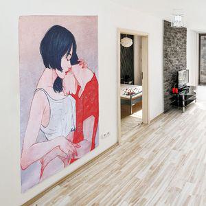 침실 패브릭 인테리어 액자 대형 포스터 커플 거실 L 패브릭포스터제작 거실액자인테리어 패브릭액자