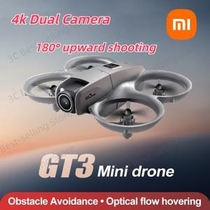 미니드론 입문자용 Xiaomi GT3 미니 드론 듀얼 카메라 공중 조정 장애물 회피 실행 비행 기계 장난감 원격