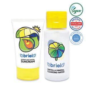 *브리엘 퀸즈랜드 미네랄 썬크림 70ml+병풀 미네랄 클렌징워터 250ml