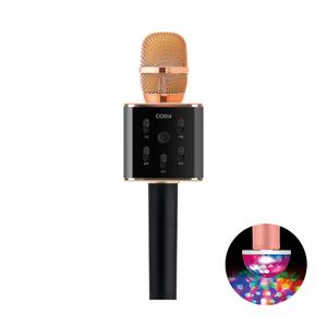 코시 블랙마노 블루투스 미러볼 마이크 SP2003MKBT 휴대용 무선 블투 노래방