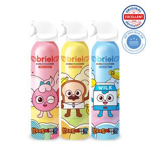 *브리엘 브레드이발소 버블클렌저 200ml 3종