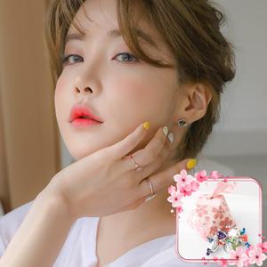 [헤스티아][+달콤한 벚꽃사탕패키지] 예쁜 너의 하늘 반지+핑크선물포장+쇼핑백