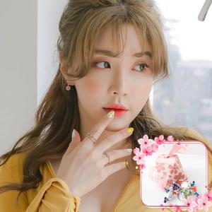 [헤스티아][+달콤한 벚꽃사탕패키지] 잊지마 너는 꽃이야 반지+핑크선물포장+쇼핑백