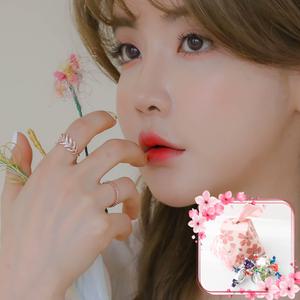[헤스티아][+달콤한 벚꽃사탕패키지] 내마음 별하나 반지+핑크선물포장+쇼핑백