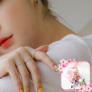 [헤스티아][+달콤한 벚꽃사탕패키지] 봄봄봄 봄날이 왔어요 반지+핑크선물포장+쇼핑백