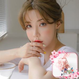 [헤스티아][+달콤한 벚꽃사탕패키지] 당신의 하루가 꽃보다 예쁘길 반지+핑크선물포장+쇼핑백