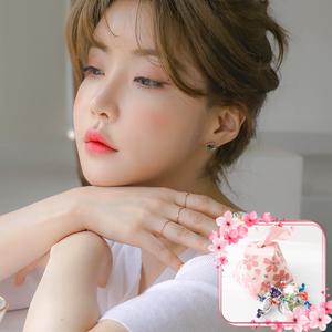 [헤스티아][+달콤한 벚꽃사탕패키지] 변치않는 우정 반지+핑크선물포장+쇼핑백