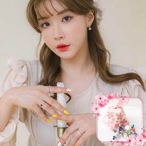 [헤스티아][+달콤한 벚꽃사탕패키지] 행운은 지금당신에게 깃드는중 반지+핑크선물포장+쇼핑백
