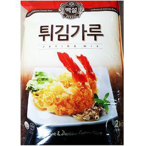 백설 튀김 가루 2K X6치킨용 업소용 가정용 분말 전분 용가루 닭가루