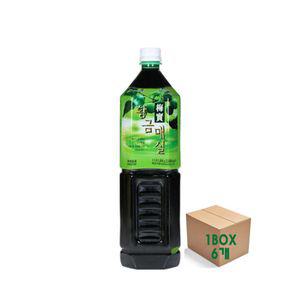 (무료배송)(청솔)황금매실1.5L x 6개웅진초록 과일음료 달달한 음료수 시원한 매실차