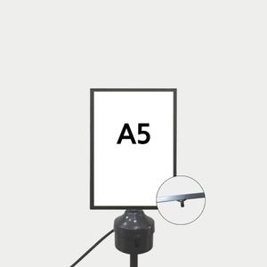 슬림차단봉용 양면 사인안내판 A5 삽입식 스틸진열 전시회 생활용품세트 주방 조리기구 아이디어상품 필수