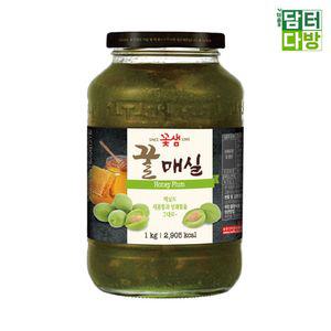 꽃샘 꿀매실차 1kg X2맛있는 겨울 따뜻한 에이드베이스 홈카페 재료 음료 액상 가정용 후식