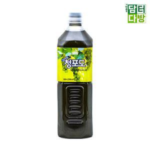 (무배) 차그림 프리미엄 청포도 원액 1000ml과일음료수 과일맛음료 과일맛음