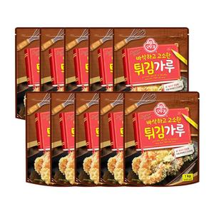 바삭하고 고소한 튀김가루 1KG 10개고소한 고소한분말 튀김분 용가루 업소용 바삭한