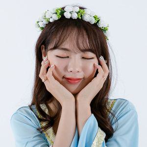 고급 웨딩 화관 면사포 파티 이벤트 촬영웨딩소품 셀프 코사지 장식 머리띠 헤어띠