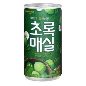 웅진 초록매실 180ml 30캔과즙음료 캔음료수 자판기음료 자판기캔음료 초록