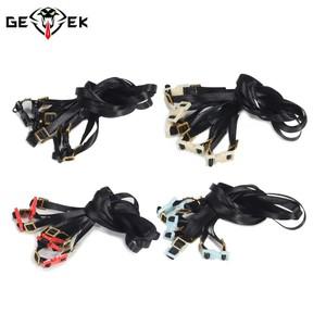 5Pcs 스케일 수하물 로프 랙 타이 다운 스트랩 버클 1/10 RC 크롤러 TRX4 SCX10 랭글러 D90 WPL D12 TF2 YK