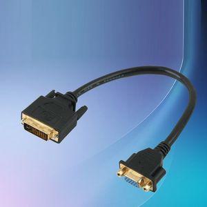 DVI 변환 젠더 케이블 20cm VGA RGB 15 F to DVI-I M