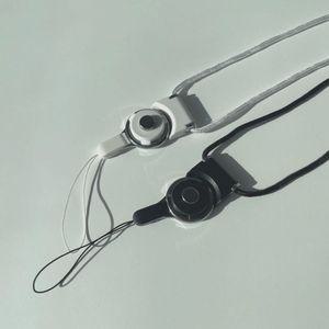 스트랩 목걸이 핸드폰고리 블랙