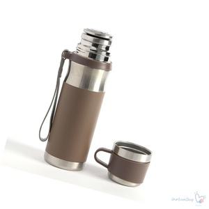 차망 보온병 브라운 500ML 온도 텀블러 물병 보틀