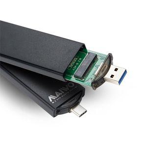 3.1 C타입 외장케이스 USB 컨버터 케이블 허브 SSD 외장하드 휴대용 란달작