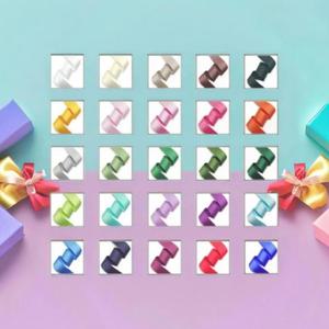 유니아트 골직 리본 롤 리본끈 컬러 띠지 테이프 장식 공예 DIY 재료 (폭 40mm)