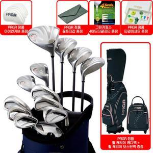 PRGR 스위프 M16 여성 풀세트 캐디백 옷가방 구성 클럽10PCS 정품아이언커버