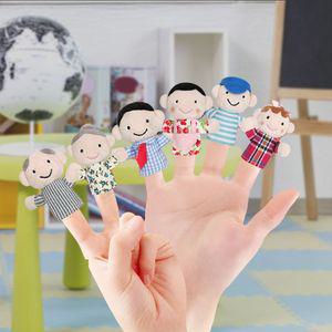 구연동화 가족 손가락인형 6종 세트