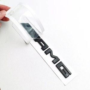 호환 벤츠 스티커 엠블럼 AMG W204 메르세데스 W205 W176 자동차 액세서리 ABS 트렁크 3D W213 블랙 W177 W212 편지 용 로고