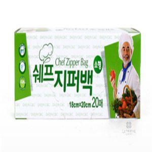 LETERIEVE LUCK 쉐프 지퍼팩 소형 대형지퍼백