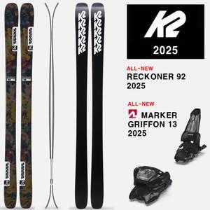 2425시즌 케이투 올마운틴 프리스타일 프리라이드 스키 K2 SKI RecKoner 92+GRIFFON 13 BK
