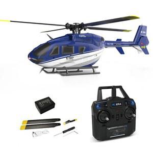 스케일 C187 24G 4채널 스코프 포지셔닝 비행기 모터 스케 취미 EC135 모델