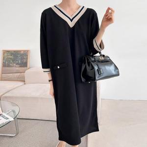 빅사이즈 503 썸브이단추루즈원피스 DBSU179