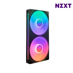 NZXT F240 RGB CORE 블랙 싱글프레임 케이스 라디에이터 쿨러 240mm (120mm x 2)