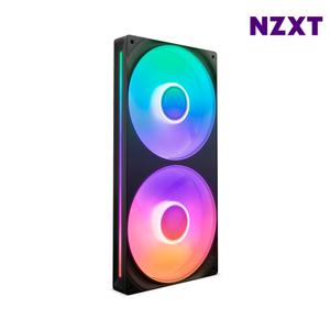 NZXT F280 RGB CORE 블랙 싱글프레임 케이스 라디에이터 쿨러 280mm (140mm x 2)