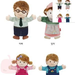 MP 손인형 대가족세트 6종 유치원역할놀이 가족손인형