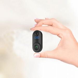 무선 차량용 어댑터 Bluetooth 호환 5.0(마이크 포함) AUX 오디오 핸즈프리 스피커용 자동 BT 송신기