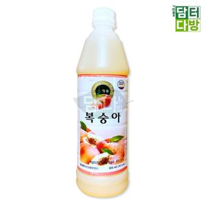 (무배) 청솔 복숭아 원액 835ml/에이드/시럽/과일/음료수/탄산/농축/액/주스/음료/베이스/쥬스/맛있는차
