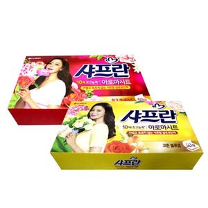 LG 샤프란 섬유유연제 아로마시트 세제 시트형향기나는세제 샤프란유연제