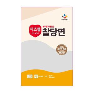 이츠웰 찰당면 2.4Kg 5개 요리용 조리용 잡채 재료 사리 업소용 식당용 대용량