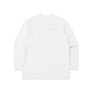 EIDER SUMMER VIBE (썸머 바이브) 여성 긴팔 그래픽 래쉬가드_White DWM24267W2
