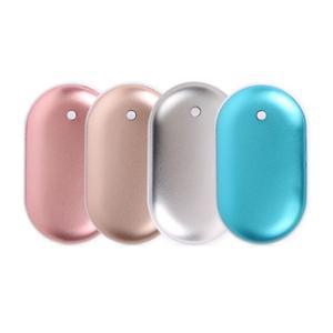 [RGN3853R]위플 심플 타원 충전식 USB 손난로 실버