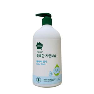 그린핑거 촉촉한 자연보습 베이비 워시 500ml 1개