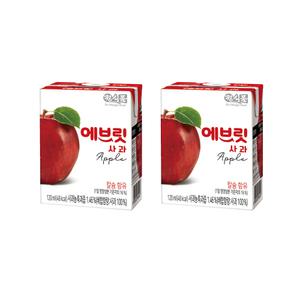 정식품 에브릿 사과 120ml 48팩 /사과주스 간식 피크닉 신제품