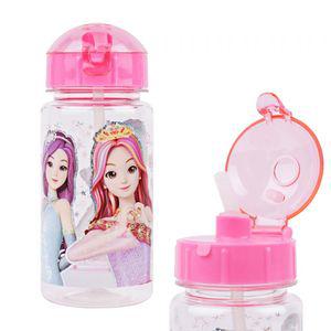 시크릿쥬쥬별의여신 레인보우 빨대물통 350ml (714224)여아 캐릭터 쥬쥬 원터치 소풍 유치원 어린이집 물병