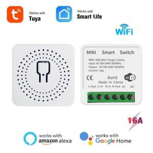 투야 스마트봇AC 110V-230V Tuya 16A Wifi 스위치 Alexa Google Home Alice와  스마트 라이프 작업 단방향